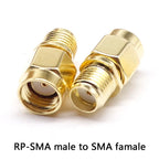 SMA to SMA Male Female RF Coaxial SMA Adapter Kit RF Coax Coupling Nut barrel Connector Converter For WIFI