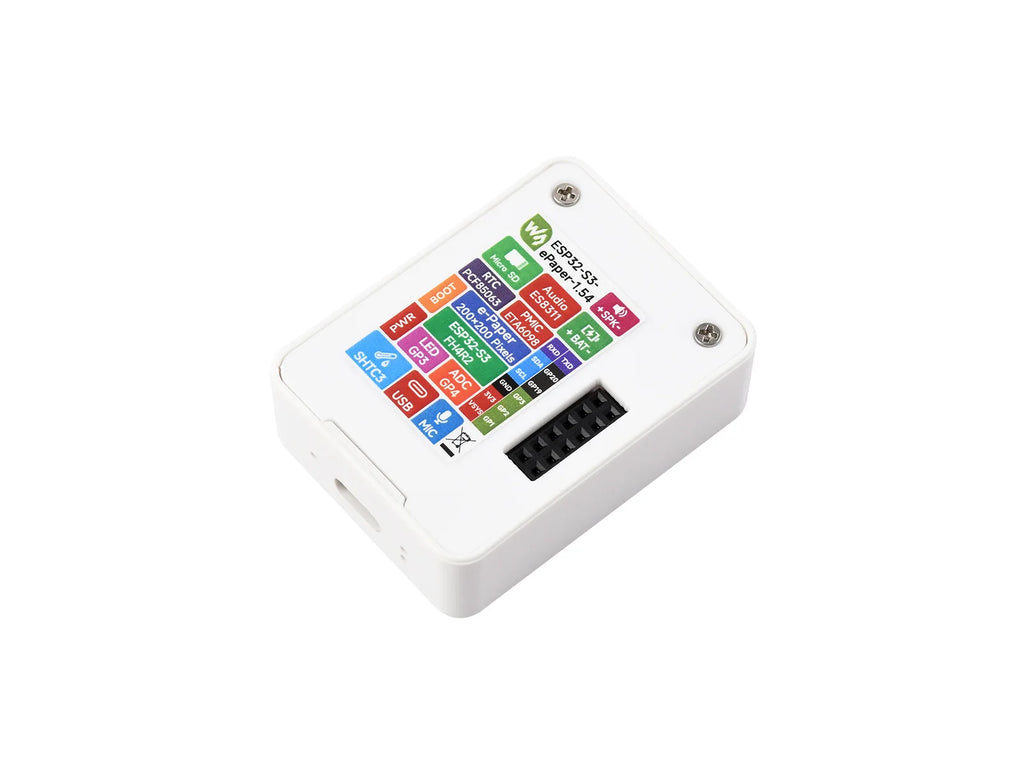Waveshare ESP32-S3 1.54inch e-Paper AIoT Development Board, 200 × 200, Black / White, Supports Wi-Fi and BLE Dual-mode Communica
