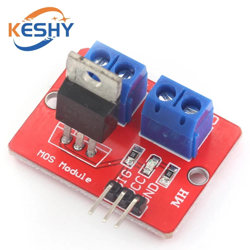 0-24V Top Mosfet Button IRF520 MOS Driver Module For Arduino MCU ARM Raspberry pi