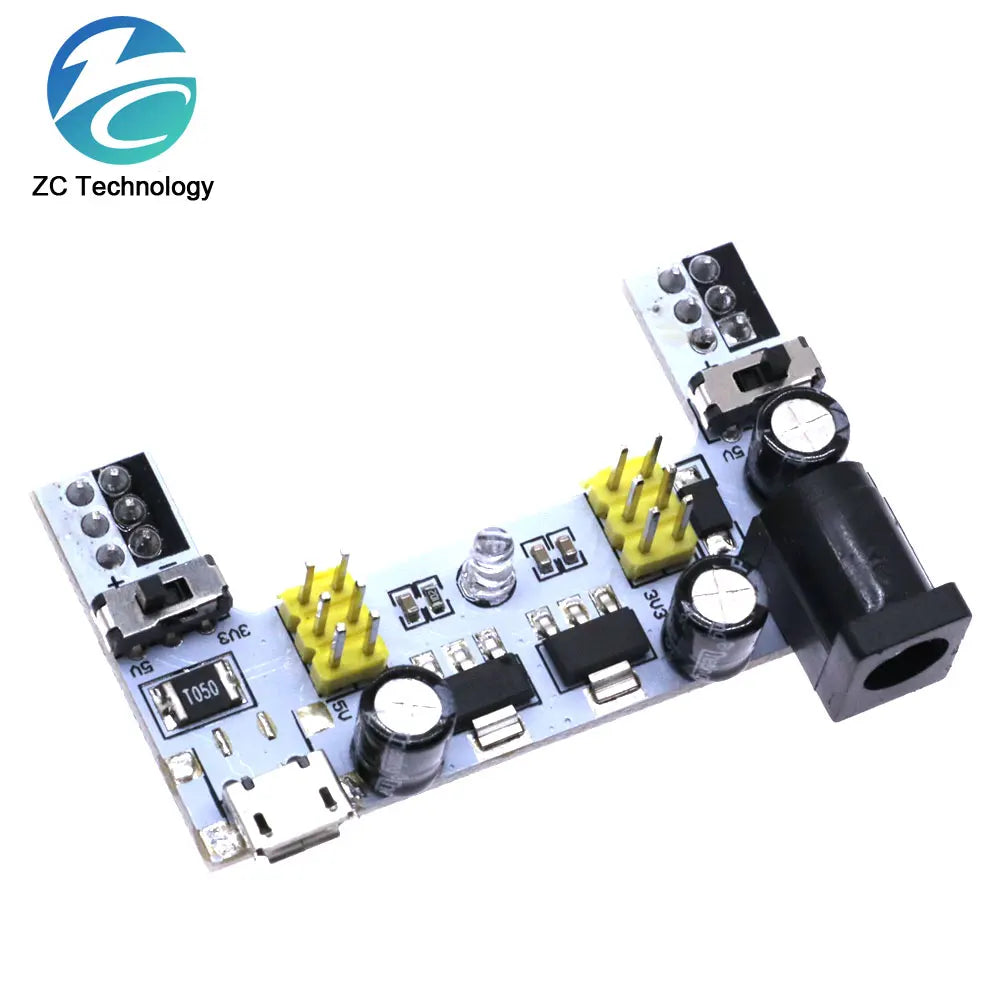 3.3V/5V MB102 Breadboard Power Module+MB-102 830 Points Prototype Bread Board for Arduino Kit +65 Jumper Wires Wholesale