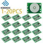 1-20PCS TTP223 Capacitive Touch Switch with 3A Relay – Toggle/Momentary Mode, DC 6-20V for LED Light Motor Pump Control