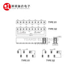 10pcs 2.54mm SMD Short Version PH5mm Single Row SMT 1X3/4/5/6P 8P 10P 12P 20P Stackable PCB Female Pin Header Socket Connector