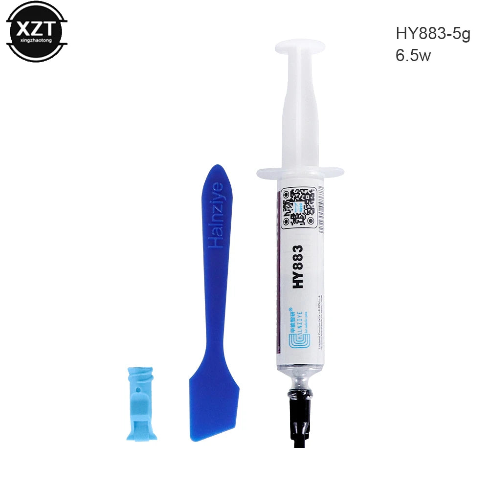 1PCS HY883 HY234 10g/20g Silicone Thermal Paste Heat Transfer Grease Heat Sink CPU GPU Chipset Notebook Computer Cooling Syringe