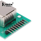 1Pcs RJ45 Adapter Board To XH2.54 Modular Ethernet Connector Adapter Network Interface + Breakout Board + Pin Header