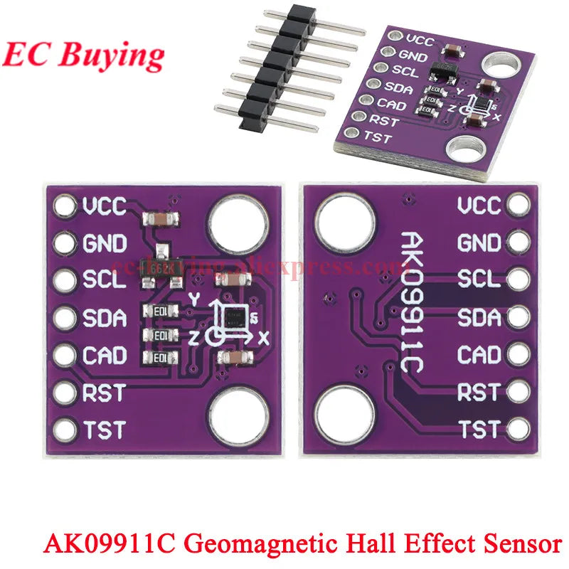 5Pc/1pc AS5600 Magnetic Encoder Module TLE5012 MT6701 MT6816 MT6826S AK09911C KTH7824 3144E Sensor Induction Control Door Switch