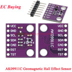 5Pc/1pc AS5600 Magnetic Encoder Module TLE5012 MT6701 MT6816 MT6826S AK09911C KTH7824 3144E Sensor Induction Control Door Switch
