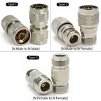 1pcs L16 N Type Male Plug To N-Type Female Connector Straight RF Coaxial Antenna Adapter 50 Ohm Durable Brass High-Performance