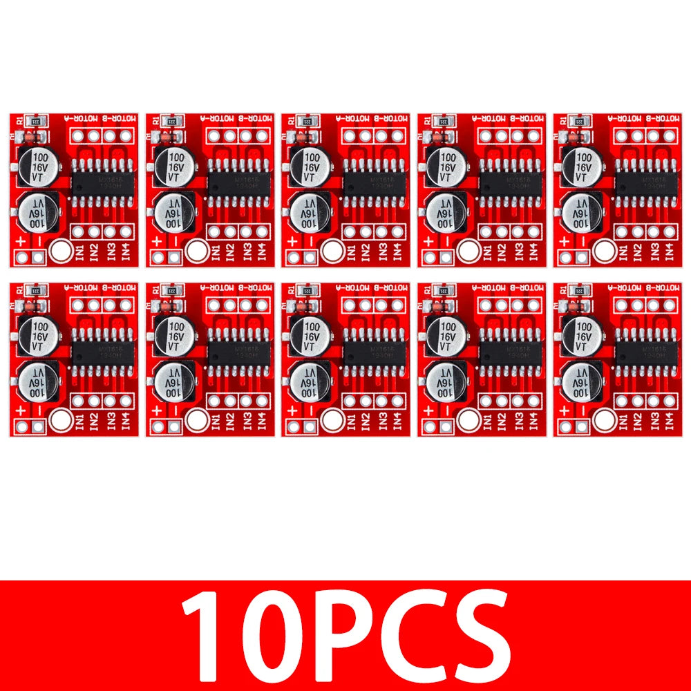 L298N Dual H-Bridge Motor Driver Module – PWM Speed Control, Reversing Function (DC/Stepper Compatible)