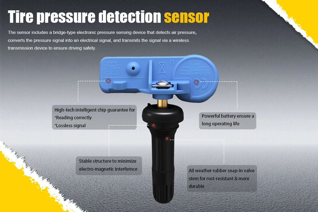 1/4PCS 433MHZ Tire Pressure Sensor TPMS Fit For Hummer Opel Corsa Van Adam Chevrolet Cobalt Malibu Replacement For 13581561