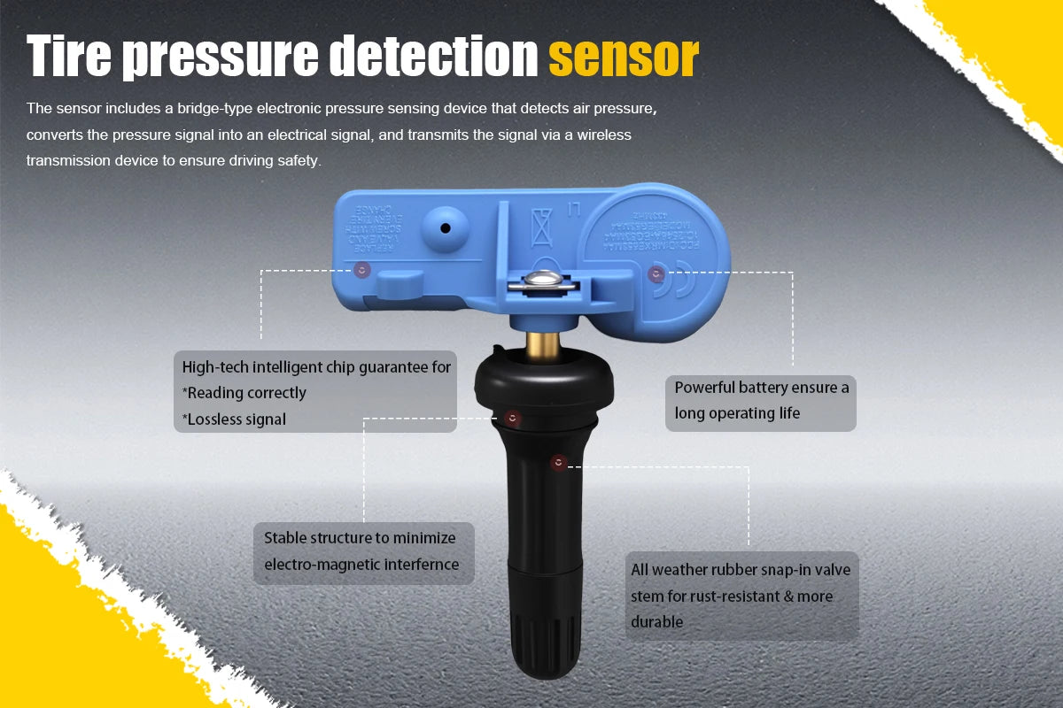 1/4PCS 433MHZ Tire Pressure Sensor TPMS Fit For Hummer Opel Corsa Van Adam Chevrolet Cobalt Malibu Replacement For 13581561