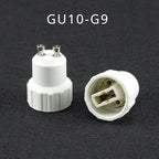 2pcs GU10 to E14 E12 GU10 MR16 G5.3 G9 E26/E27 CFL LED Light Socket Lamp Bub Base Holder Converter Adapter
