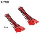 10/20pcs 2 Pin 2.54mm Plug Connector Male Female Plug Connector Cable Wire 10/15/20/30/50cm 22AWG for RC Toys Battery LED Lam