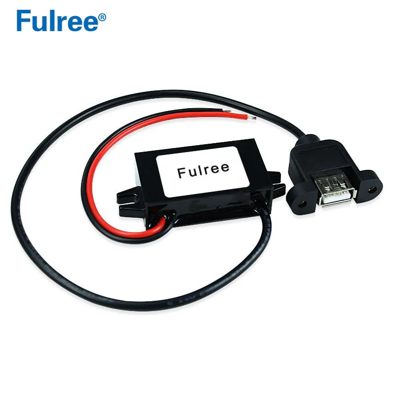 Type C USBC Mini Micro USB 12V 24V 36V 48V Convert to 5V 3A Car Phone Charger Step Down Buck Converter 12 Volt to 5 Volt