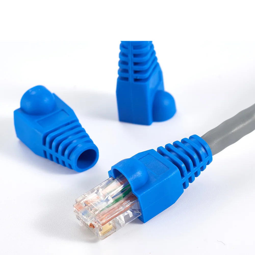 RJ45 Crimping Tool Set, 8P6P Cat5 Cat5e Cat6 Ethernet Crimper Pliers with Wire Stripper Cutter for RJ11 RJ12 Modular Plugs