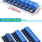 5v 12v 1 2 4 6 8 Channel Relay Module with optocoupler Relay Output 1 2 4 6 8 Way relay Module For Arduino In stock
