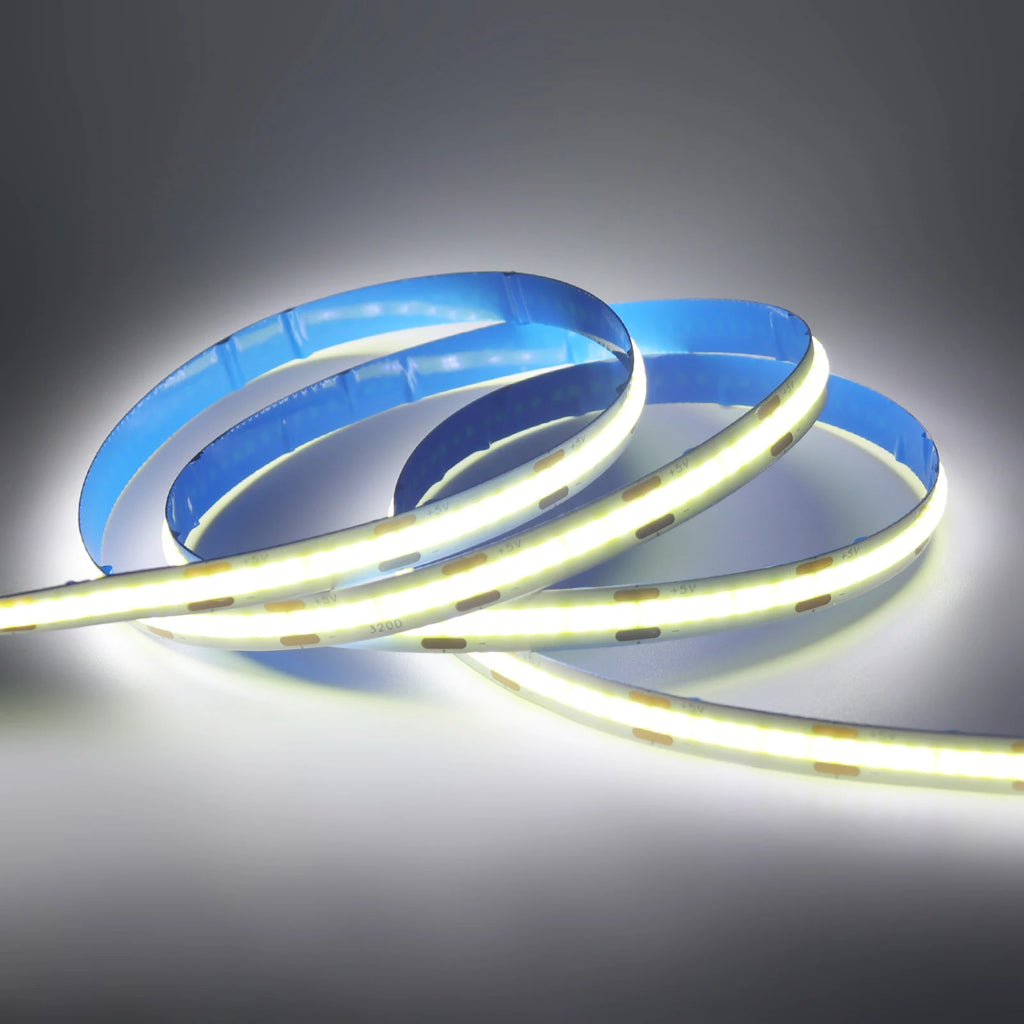 5V COB LED Strip High Density 320LEDs/m USB LED Light Red Green Blue Pink Ice Blue Warm White Flexible Led Tape TV Backlights