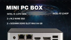 2026 Core I5 1340P 13th Gen Nuc Nano Small Micro PC Mini PC X86 2 Ethernet Lan Windows 10 11 Linux Ubuntu DDR5 Cheap Mini Pc