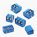 KF301 2P 3P 4P 5mm Screw Wire Terminal Block KF301-2P KF301-3/4P Pitch 5.0mm Straight Pin Spliceable Plug-in PCB Cable Connector