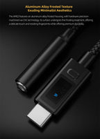 KZ AM02 Portable DAC Decoding Amplifier USB C to 3.5mm Audio Adapter with Professional 4-Stage EQ Tuning