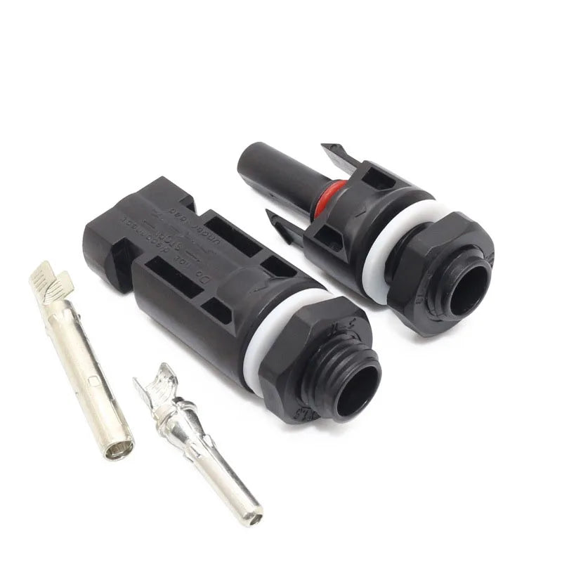 1/5/10 Pair M12 Thread Solar Male Female Connector High Quality Panel Coupler Inverter DC Combiner Box Installation connector E2