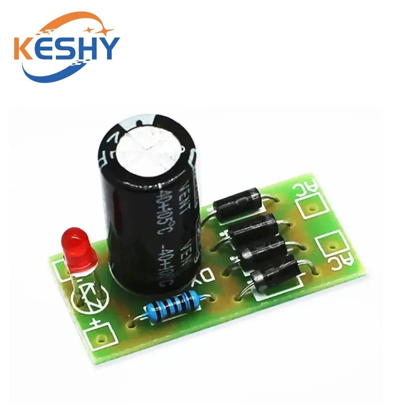 AC to DC power conversion module 1N4007 full bridge rectifier filter 12V 1A AC DC converter