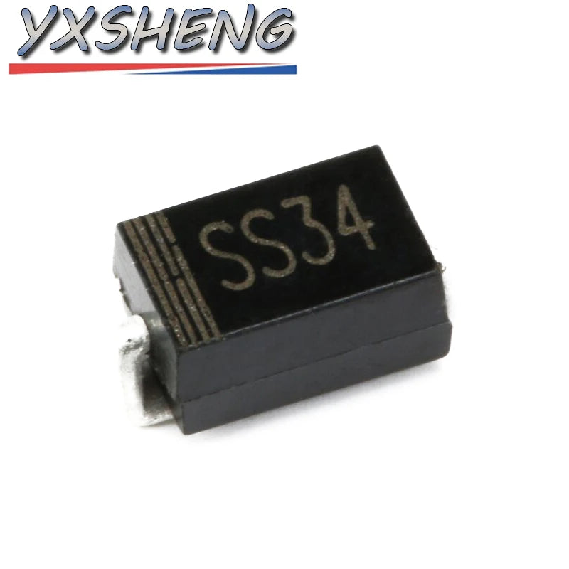 100PCS SS34 SMA 1N5822 SMD IN5822 Schottky Diode