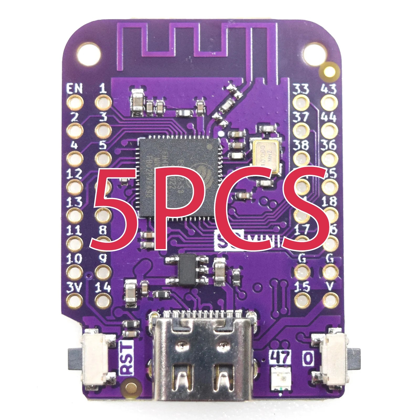 S3 Mini V1.0.0 - LOLIN WIFI Bluetooth IOT Board based ESP32-S3FH4R2 ESP32-S3 4MB FLASH 2MB PSRAM MicroPython Arduino Compatible