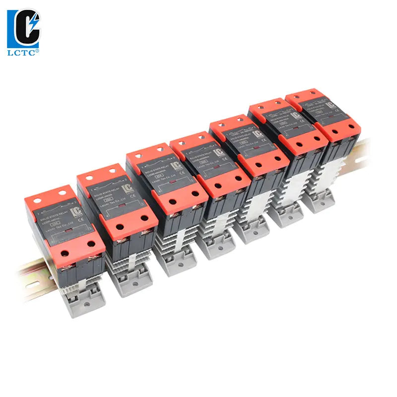 LCTC Solid State Relay 10A25A40A60A80A100A120A DIN Installation DC to AC AC to AC DC to DC Single-phase SSR With Radiator