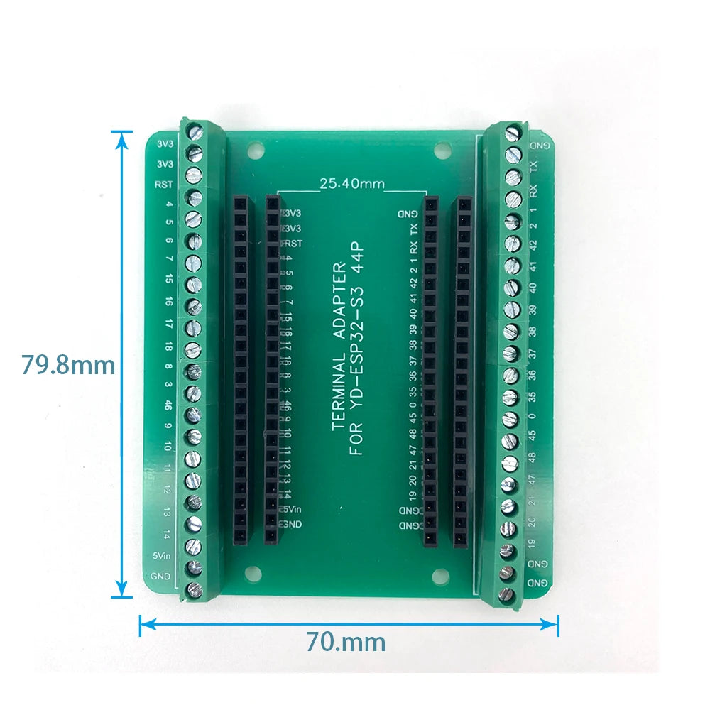 ESP32 S3 Development Board 44Pin Expansion Adapter Kit ESP32S3 2.4G Wifi BT Module MCU ESP32-S3-WROOM1 N16R8 Type-C ESP32-S3