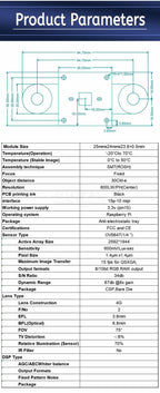 OV5647 Camera Module for Raspberry Pi 3B 4B 3B+ Adjustable Focus 120 130 200 160 Degree 3.6MM HD 5 Million Pixel Night Vision