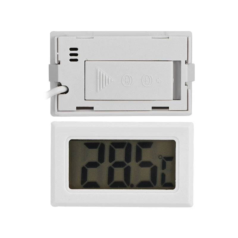 Mini LCD Digital Thermometer with Waterproof Probe Indoor Outdoor Convenient Temperature Sensor for Refrigerator Fridge Aquarium