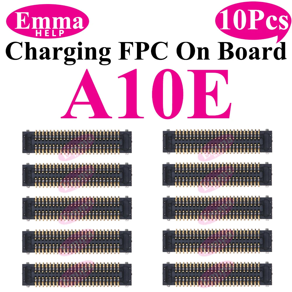 10pcs USB Charger Charging Port On Board FPC Connector For Samsung A10 A20s A50s A30s 40 A70 A10s M12 M14 M15 M16 Plug 78 Pin