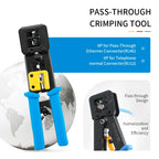 RJ45 Crimper Hand Network Tools Pliers RJ12 Cat5 Cat6 8p8c Cable Stripper Pressing Clamp Tongs Clip Multifunction