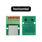 Solderless RJ45 Terminal Block DIN Rail Mount Gigabit Shielded Ethernet Breakout Board FR4 Material For PLC Security Monitoring