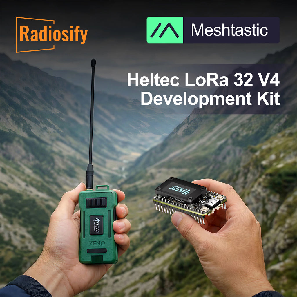 Heltec WiFi LoRa 32 V4 with Case ESP32-S3 SX1262 Meshtastic Meshcore LoRaWAN Development Board Bluetooth WiFi