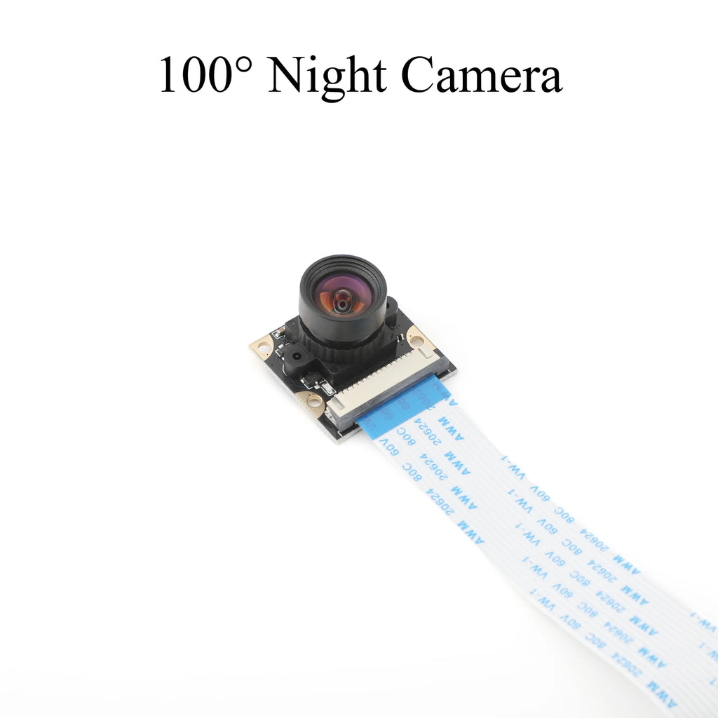 1PCS Raspberry Pi Day/Night Vision HD 100°/160°/222° 5MP Wide Angle Webcam Module with IR Fill Light for Raspberry Pi 4B/3B/2B