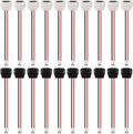 20pcs Type-C Female Chassis Connector USB C Female Chassis 2P Direct Crimp Jack Female Charging Port Waterproof Extension Power
