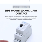 Ac Contactor 220V Din Rail Modular Single Phase 16A 25A Mini 24V 220 V 2No 2Nc 110V Electric 230V Silent Electronic Relay Rele D