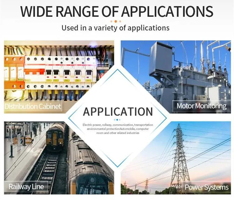 AC DC Current Transmitter 0-150A Current Sensor Hall Current Transducer 4 20ma RS485 DC24V AC Current Transmitter RS485
