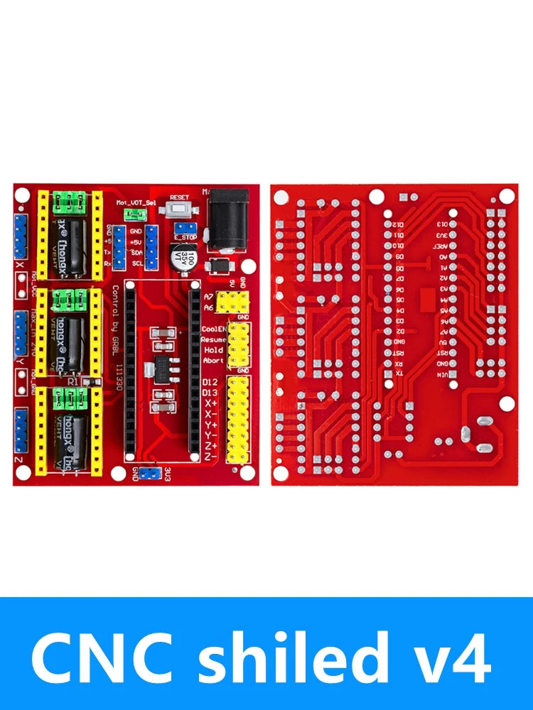 New CNC Shield V4 shield v3  Engraving Machine / 3D Printer / A4988 Driver Expansion Board for arduino Diy Kit
