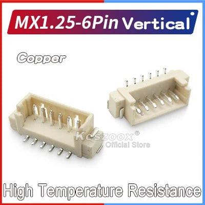 Molex 1.25mm Pitch SMT Vertical Socket Plug Header Connector by Keszoox, 53398/53261 Series (02–08, 1071), For Micro Drone DIY