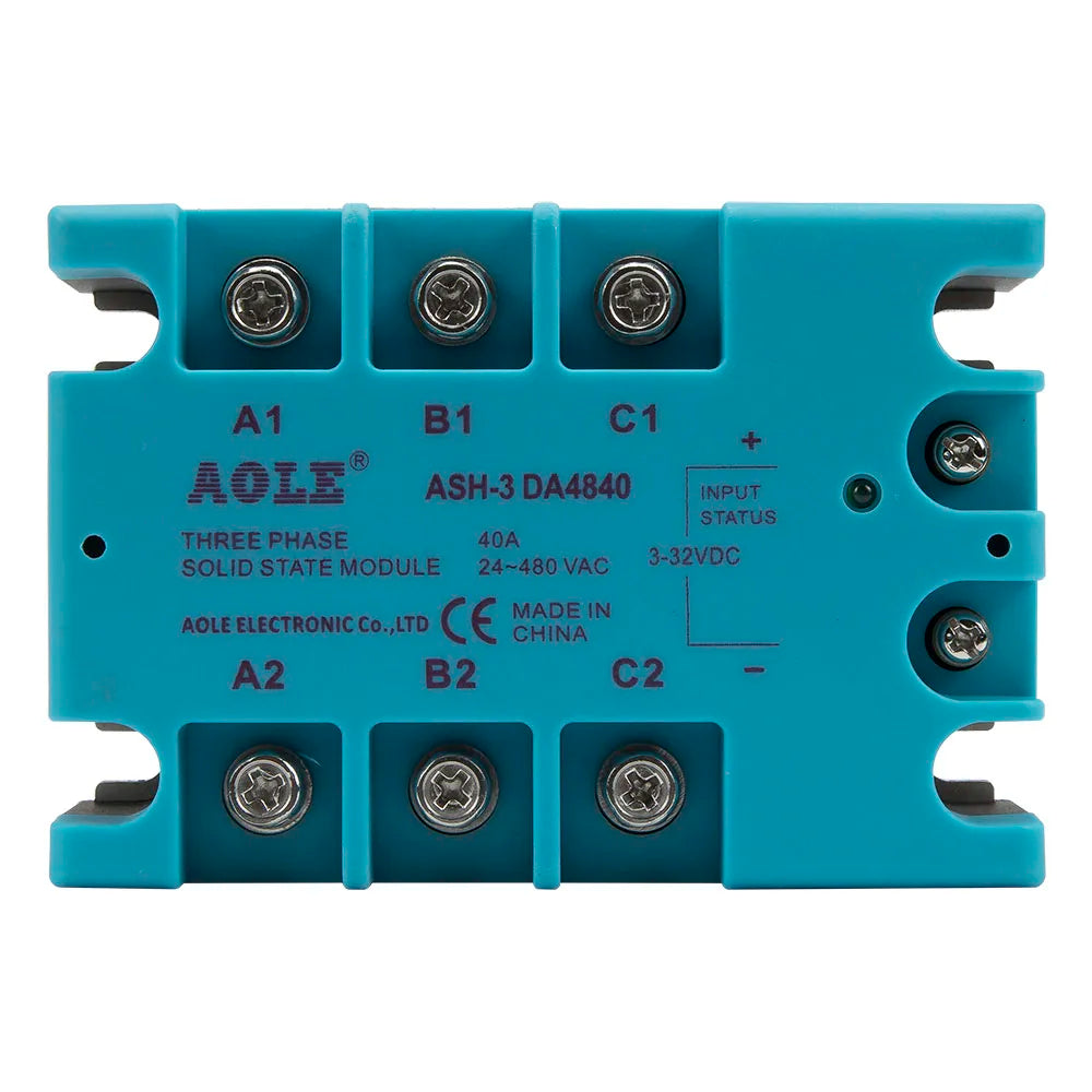 TSR-40DA three phase DC to AC 40A 90-480VAC solid state relay / SSR ASH-3 DA4840