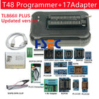 XGecu T48 Programmer [TL866-3G] TL866II Plus upvertionfor SPI/Nor/NAND FlashTSOP/SOP//EMMC BGA153/162/169/100/221 adapter socket
