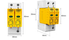 TOMZN AC SPD 2P House Surge Protector Protection Protective Low-voltage Arrester Device 10-20kA 20-40kA 30-60kA 275V 385V 420V