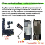 100% Unlocked Motherboard For iPhone 16 Pro Max With Face ID Support iOS Update Logic Board Clean ICloud Mainboard SIM Version