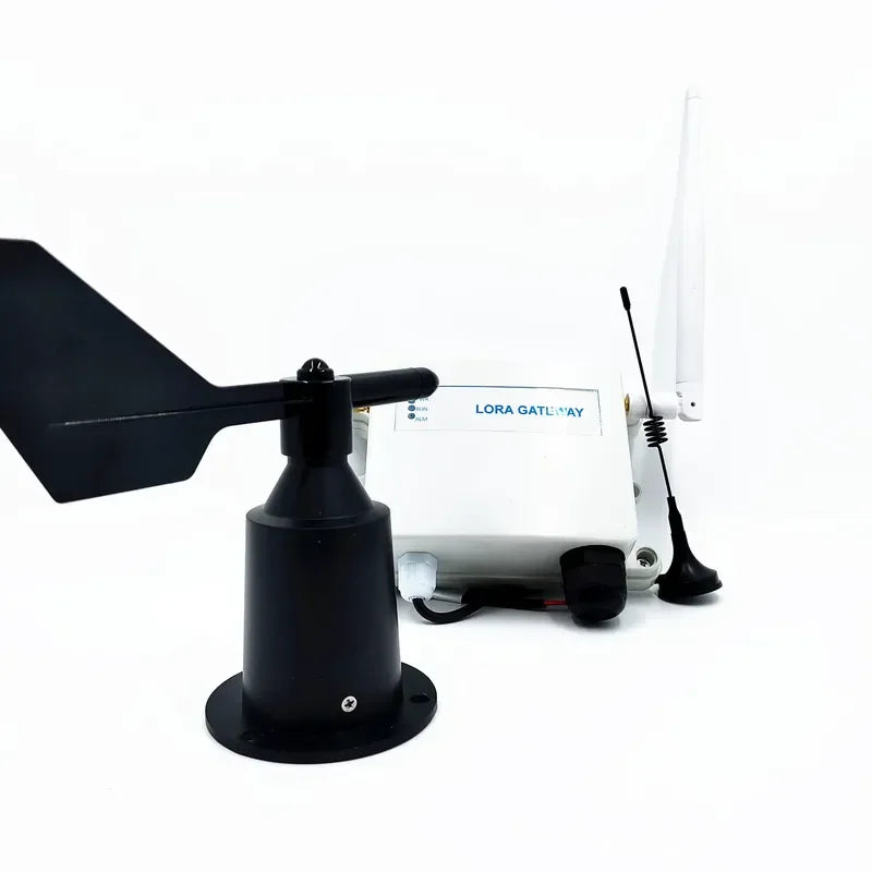 Analog Output 0-5V 4-20mA Hall Effect Wind Vane Wind Direction Sensor Outdoor Weather Station with 4g Wifi MQTT Cloud System