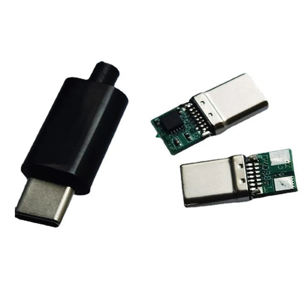 5A PD/QC Decoy Board Fast Charge 5V 9V 12V 15V 20V Module PD 2 3.0 DC Trigger Cable USB Type-C Male Plug QC4 Charge Connector
