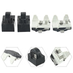 2pcs Refrigerator PTC Start Relay 1/2 Pin 15 Ohm 1/6H Compressor Overload Protector Starting Relay Light Weight Power Supplies