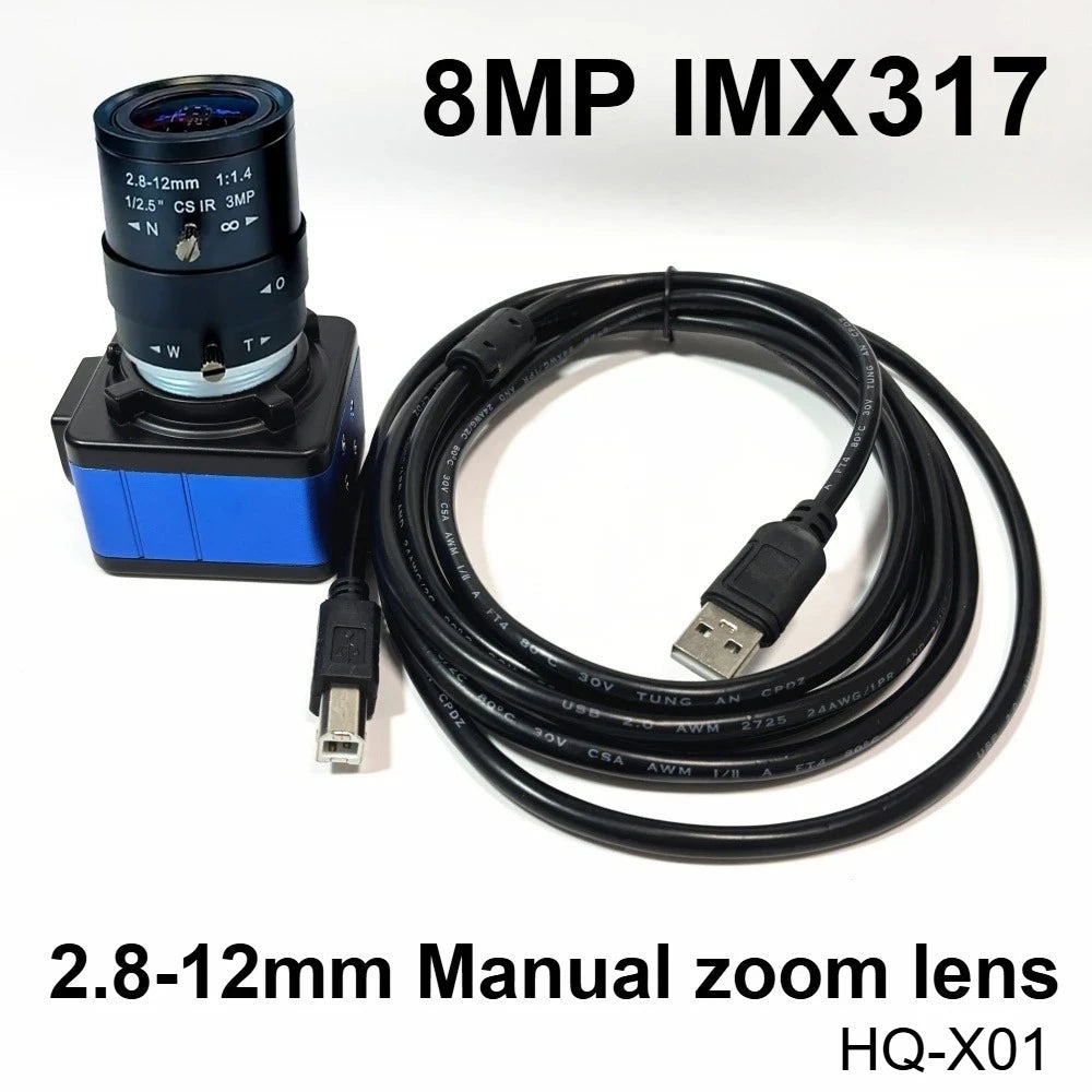 8MP 4K 3264X2448 5MP Mini USB Video Camera 16MP IMX298 IMX317 IMX415 IMX179 USB2.0 High Speed Industrial Box Housing Usb Webcam