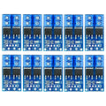 1-10pcs 15A 400W MOSFET Trigger Switch Driver Module PWM Regulator Control Panel DC 5V-36V Dual MOS High Current for Arduino